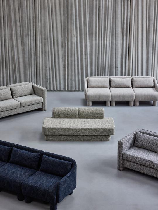 Produktbild Hübsch Elegance Sofa Dunkelblau