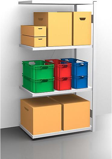 Actual product image eurokraft pro Shelf boltless shelving, galvanised