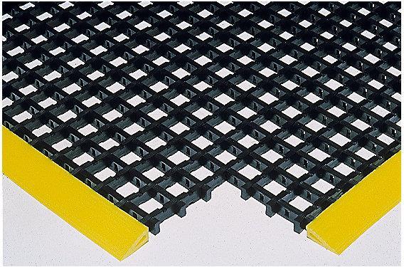 Image du produit kaiserkraft Tapis anti-fatigue, noir, armure simple (150 x 100 cm)