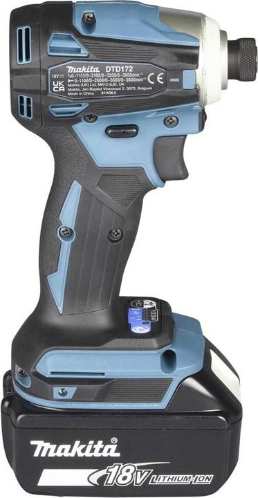 Actual product image Makita DTD172RTJ (Rechargeable battery operated)