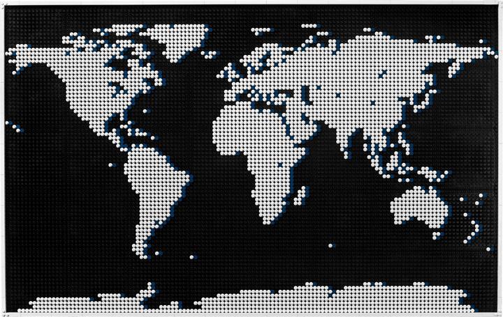 Image du produit LEGO Carte du monde (31203, LEGO Art, LEGO difficiles à trouver)