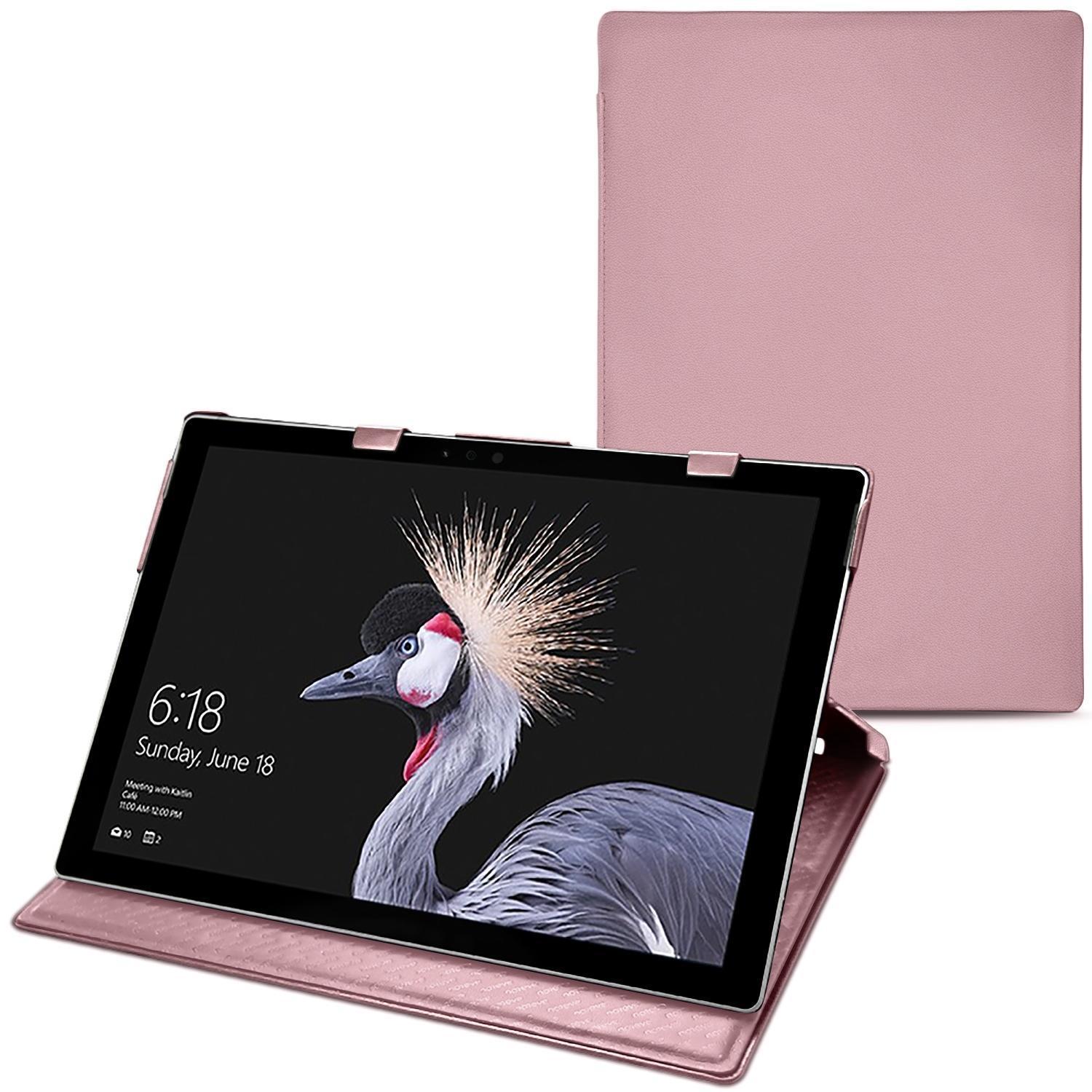 Noreve Lederschutzhülle (12.30", Microsoft), Notebooktasche, Rosa