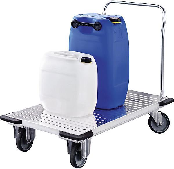 Produktbild eurokraft pro Edelstahl-Plattformwagen (350 kg)