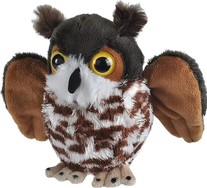 Wild Republic Plüsch Kauz sitzend Pocketkins (13 cm)