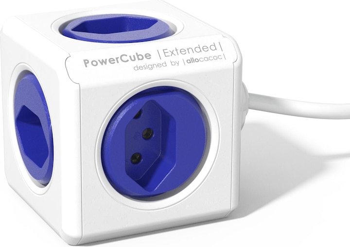 Allocacoc PowerCube Extended (5 x, Tipo 13, 1.50 m)