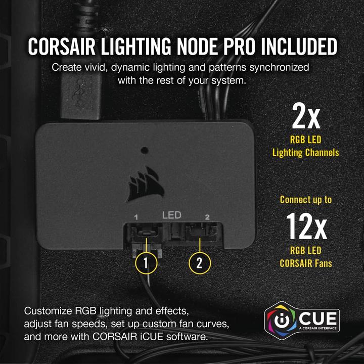 Actual product image Corsair LL120 (120 mm, 3 x)