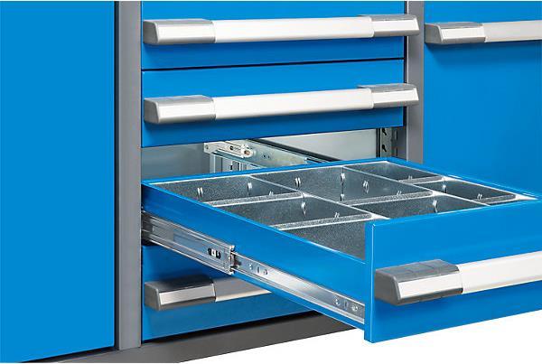 Produktbild eurokraft pro Werkbank, höhenverstellbar, mit Buchemassivplatte (150 cm, 70 cm)