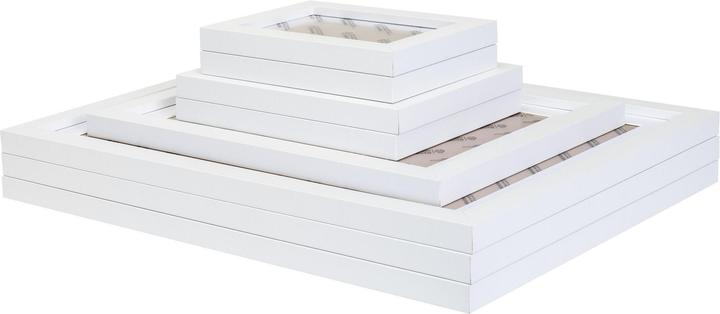 Produktbild Cocon Bilderrahmen 8er-Set, Weiss, Bildformat: 10 x 15 cm (13 x 18 cm, 10 x 15 cm, 21 x 30 cm, 30 x 40 cm)