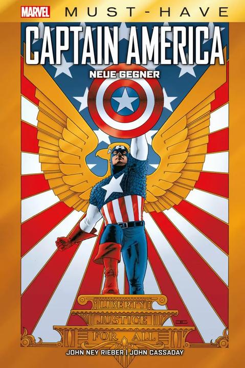 Produktbild Panini Marvel Must-Have: Captain America - Neue Gegner (Deutsch, John Cassaday, John Ney Rieber, Reinhard Schweizer, 2023)