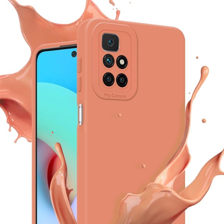 Actual product image Cadorabo Cover for Xiaomi RedMi 10 in TPU Fluid LM162 Style (Xiaomi Redmi 10)