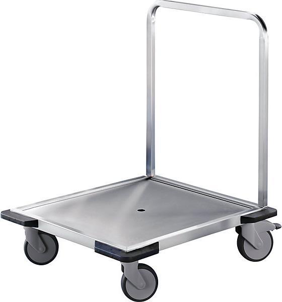 Produktbild eurokraft pro Edelstahl-Plattformwagen (150 kg)