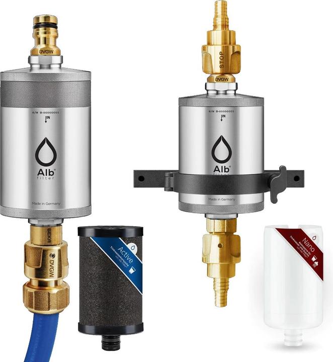 Produktbild Alb filter PRO CAMPER Set Trinkwasser Kombination Edelstahl Natur