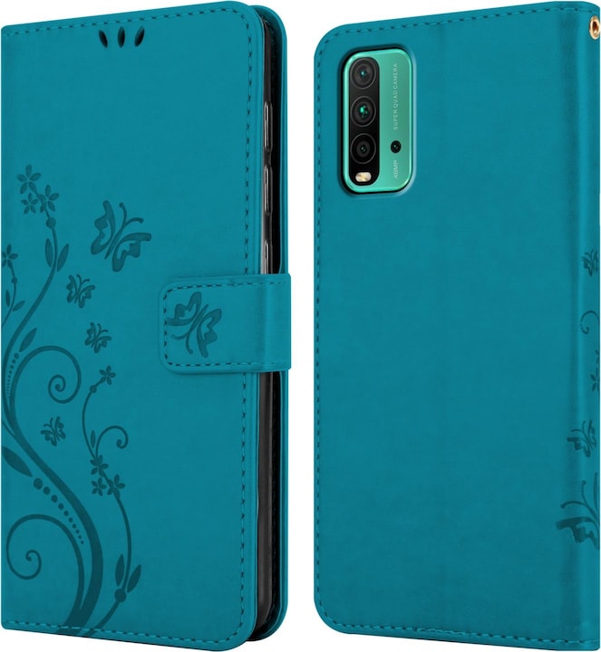 Actual product image Cadorabo Flower Book cover (Xiaomi Redmi 9T, Xiaomi Poco M3)