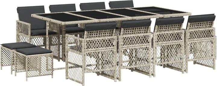 Produktbild vidaXL Garten Essgruppe (220 x 106 x 73 cm)