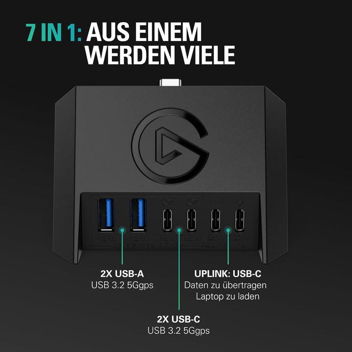 Produktbild Elgato USB Hub for Stream Deck + (USB-C, 4 Ports)