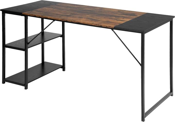 FurnitureR Bureau à Hauteur Réglable Design Patchwork (140 x 60 x 74 cm)