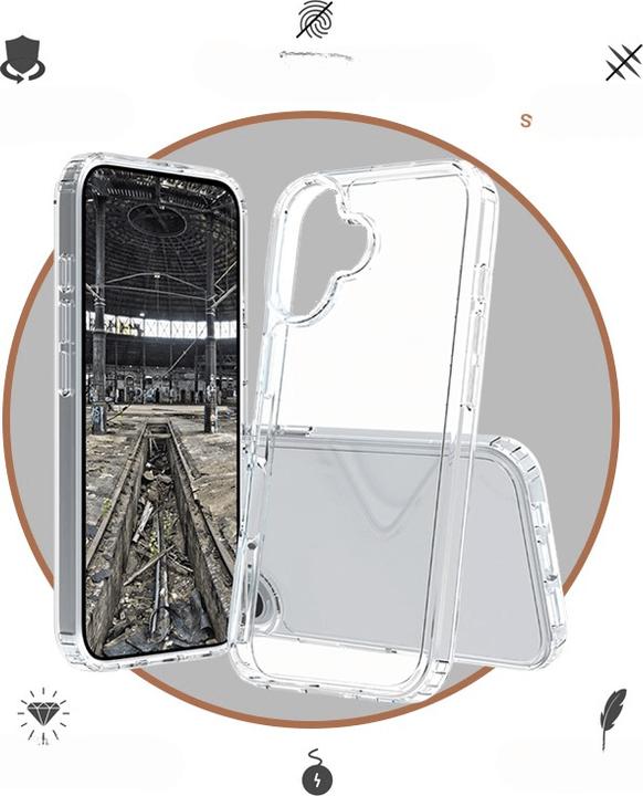 Actual product image JT Berlin iPhone 16 Plus - JT Pankow Clear case (Apple iPhone 16 Plus)