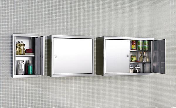 Image du produit kaiserkraft Armoire murale en acier inoxydable (90 cm, 60 cm)