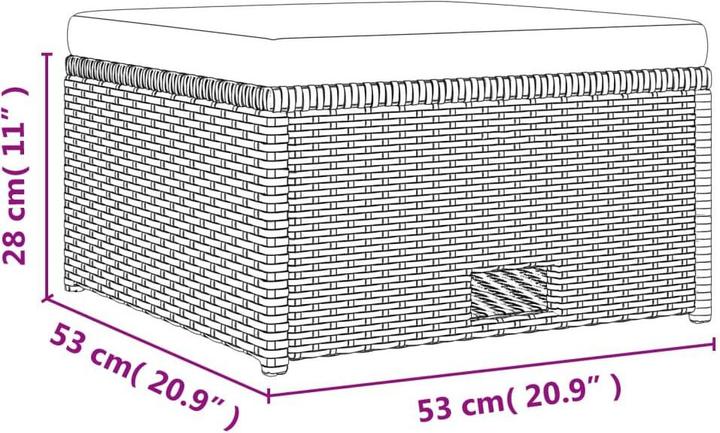 Produktbild vidaXL Gartenmöbel Set
