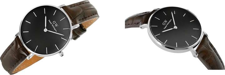 Produktbild Daniel Wellington Classic Petite York Black Silver (Analoguhr, 32 mm)