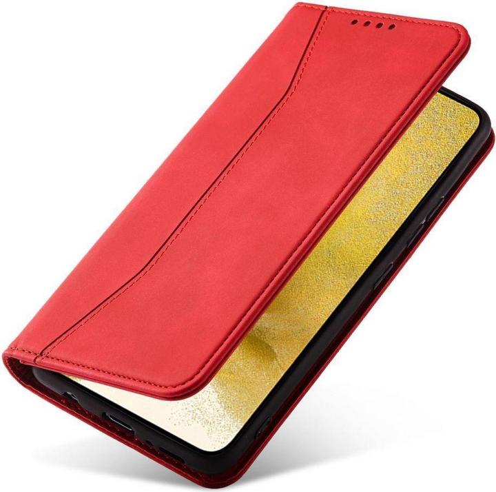 Immagine prodotto Hurtel Custodia Magnet Fancy per Samsung Galaxy S23 Ultra Cover con Flip Stand Wallet Rosso (Samsung Galaxy S23 Ultra)