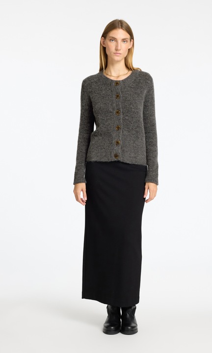 Actual product image Selected Femme Slfsia Ras Ls Knit Cardigan Noos (S)