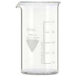Rs Pro, Laborbedarf, Borosilikatglas Messbecher mit Skala, Ø 38mm / 50ml