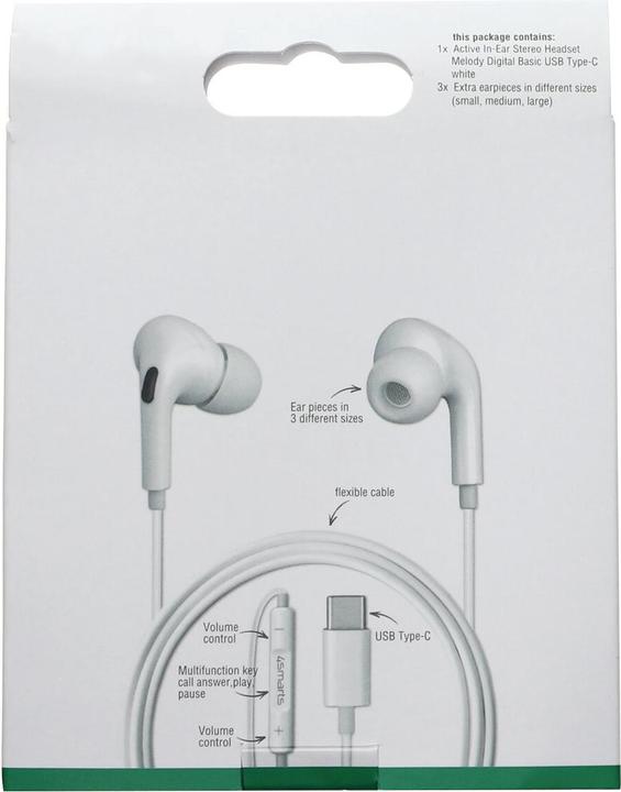 Actual product image 4smarts Melody Digital Basic (No noise cancellation, Cable)