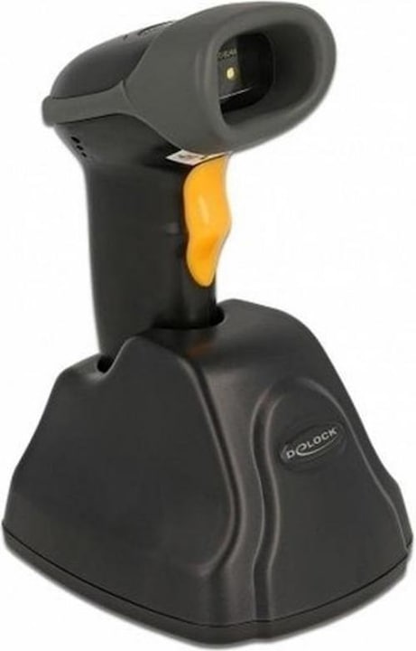 Delock Scanner di codici a barre da 2,4 GHz 1D e 2D con stazione di ricarica (Codici a barre 2D, Codici a barre 1D)