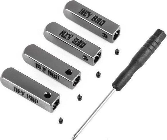 Produktbild LaceGodZ 1 Paar "Hey Bro" Schnürsenkel Clips (2.50 cm)