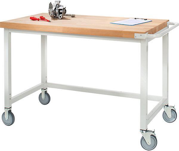 Actual product image eurokraft pro Workbench, mobile (75 cm, 70 cm)