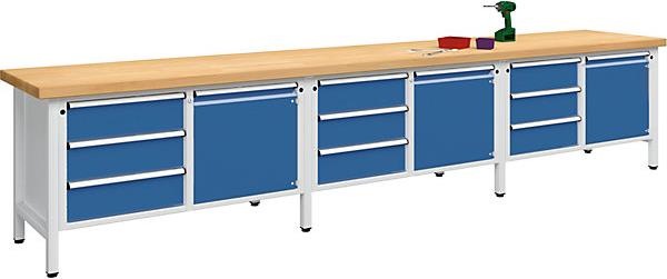 Produktbild kaiserkraft Werkbank, extrabreit (405 cm, 70 cm)