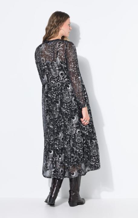 Actual product image Studio Untold Maxikleid, A-Line, doppellagig, Astroprint (50, 52)