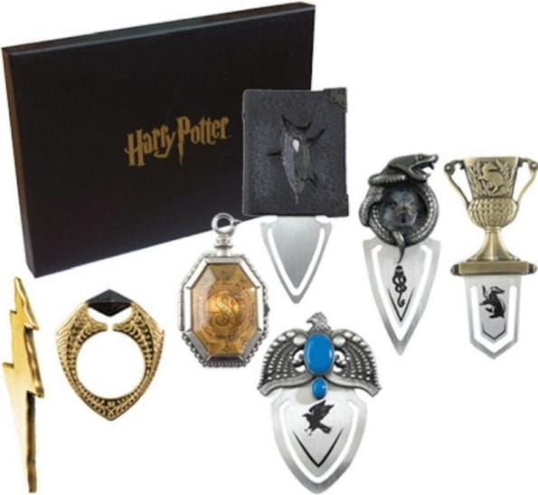 Actual product image Noble Collection Harry Potter Bookmark Set of 7 The Horcrux Collection