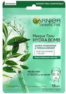 Actual product image Garnier SkinActive Tissue Face Mask Hydrating & Regulating