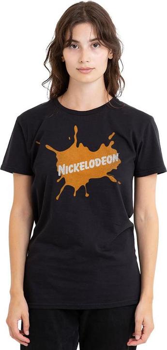 Actual product image Nickelodeon Unisex Adult Retro Burst Logo T-Shirt (XXL)