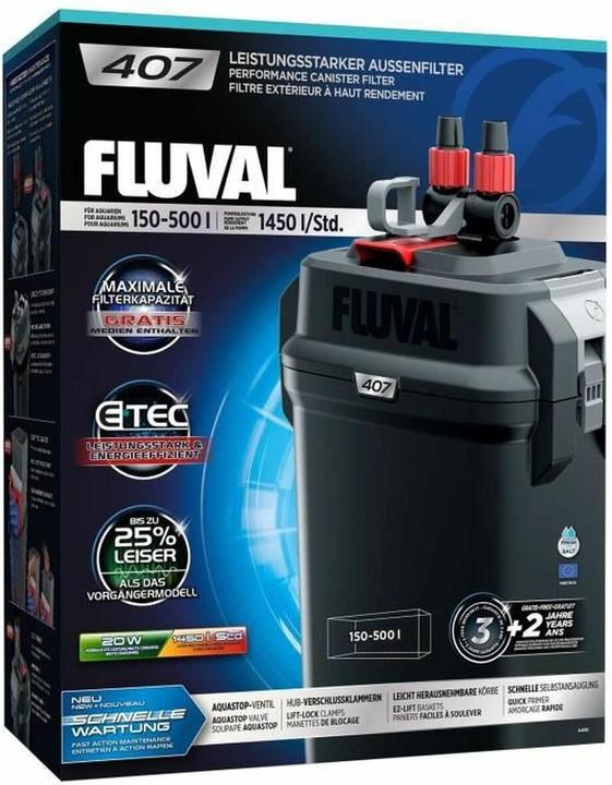 Actual product image Fluval 407 (500 l, External filters)