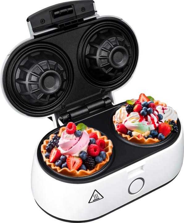 Productafbeelding Adler AD 3062 Wafelkommetjesmaker, Wit/Zwart