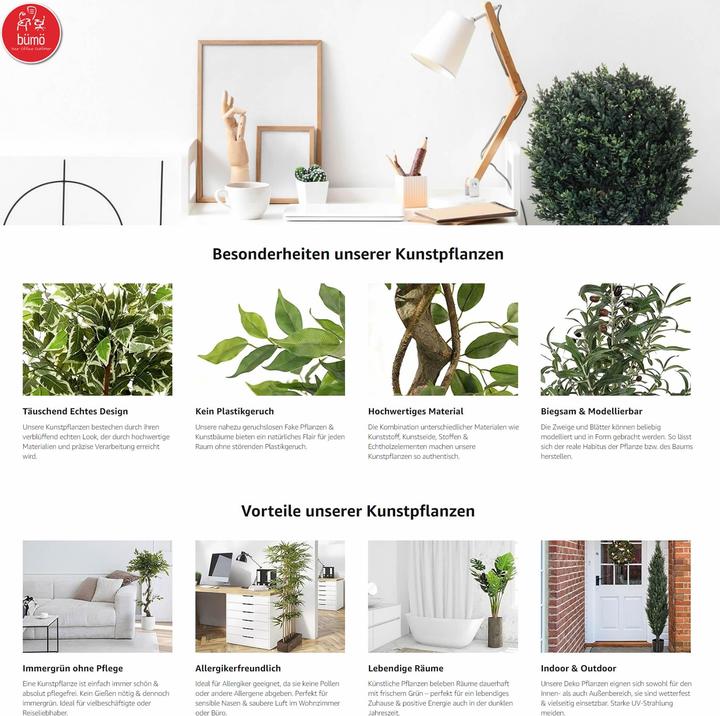 Actual product image Bümö Kunstpflanze Olivenbaum (172 cm)