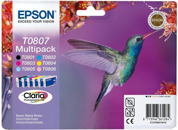 Immagine prodotto Epson T0807 Claria Photographic (M, C, Y, FC, LC, ML)