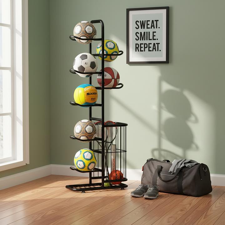 Actual product image Relaxdays ball rack