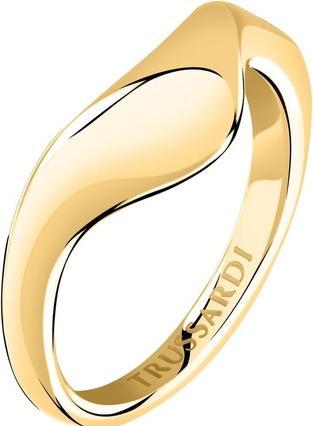 Immagine prodotto Trussardi Anello moderno in acciaio placcato oro T-Design TJAXA07 - Circuito: 54 mm (54)