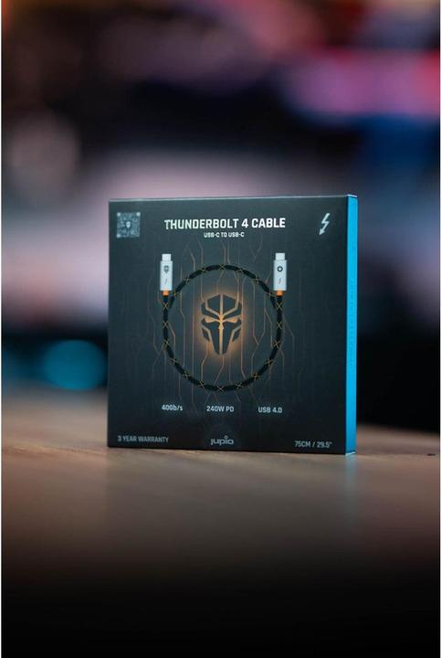 Image du produit Jupio Cavo Thunderbolt 4 (0.75 m, USB 4.0, 240 W)
