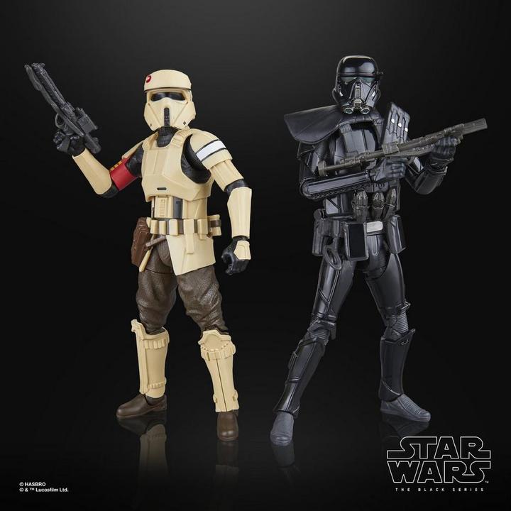Actual product image Hasbro Star Wars - Shoretrooper et Death Trooper The Black Series