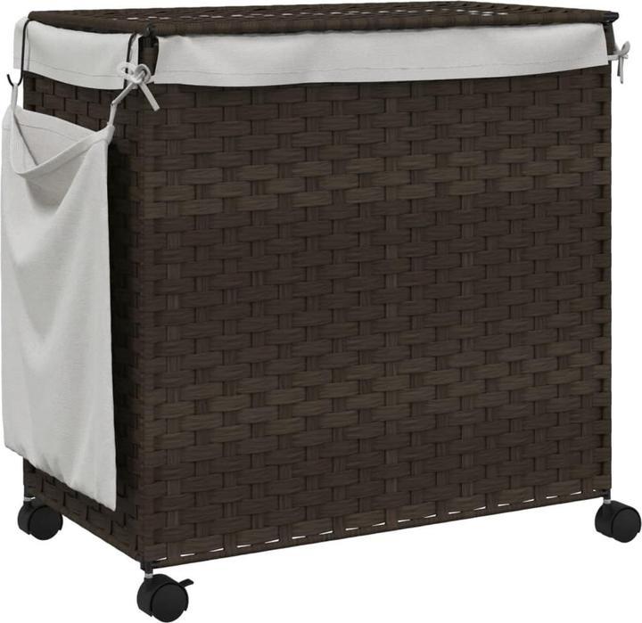 Image du produit vidaXL Panier à linge à roulettes