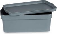 Immagine prodotto Kipit cassetta di plastica con coperchio 6l grigio (6 l)