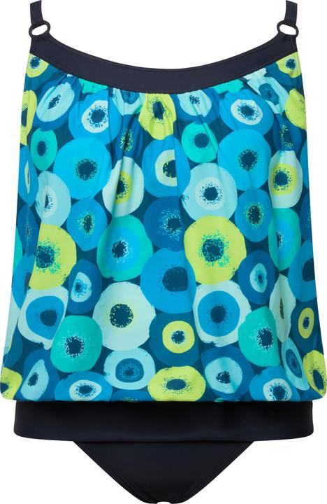 Produktbild Ulla Popken Tankini, Kreise, Softcups, Träger verstellbar, recycelt (42)