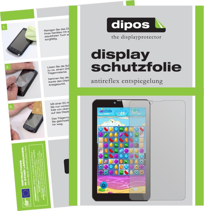 Produktbild Dipos Displayschutzfolie Antireflex (2 Stück, Odys Pyro 7)