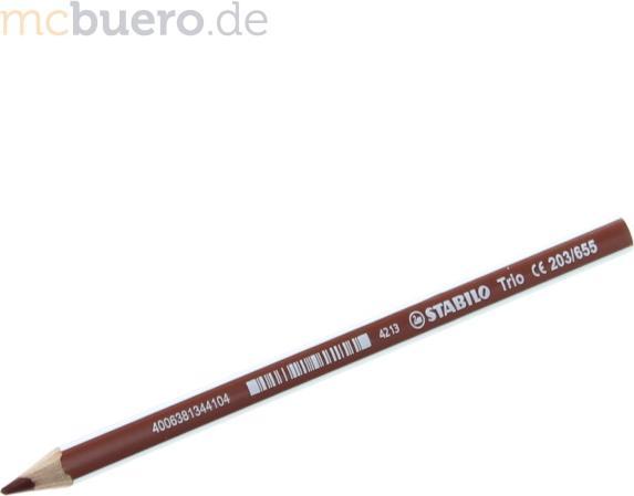 Produktbild STABILO Trio dick Dreikant-Buntstift (Brown, 1 x)