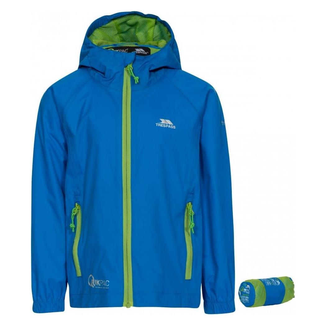 Trespass, Regenjacken, Qikpac Jacket - Unisex Kids Packaway Jkt Tp75, Blau, (10XL)